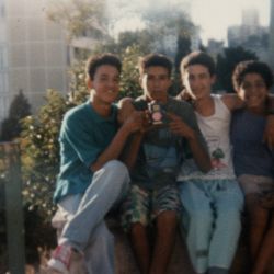 Colombo Petit, Ramirez Luis, Kerbadou Khaled, Boutouba Omar 1989 Plateau